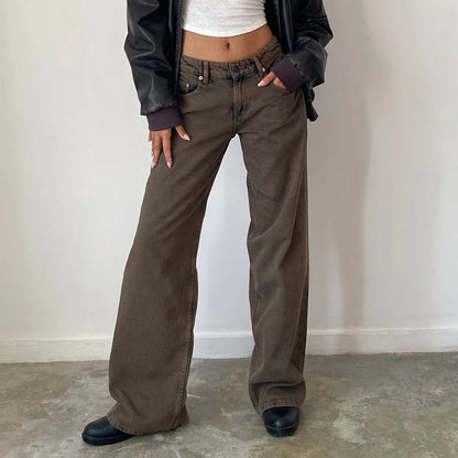 MEYLIN JEANS MIT WEITEM BEIN UND HIGH-WAIST DESIGN