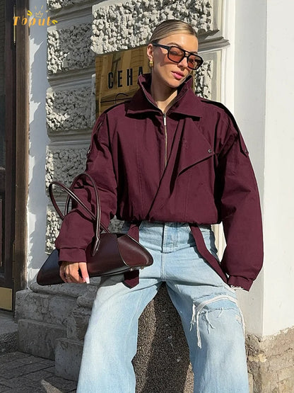 MARVINA BOMBERJACKE MIT KRAGEN