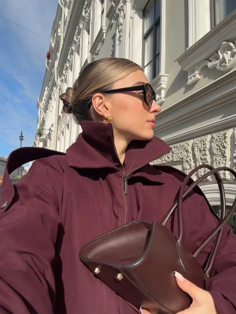 MARVINA BOMBERJACKE MIT KRAGEN