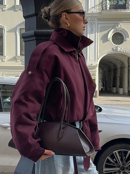 MARVINA BOMBERJACKE MIT KRAGEN