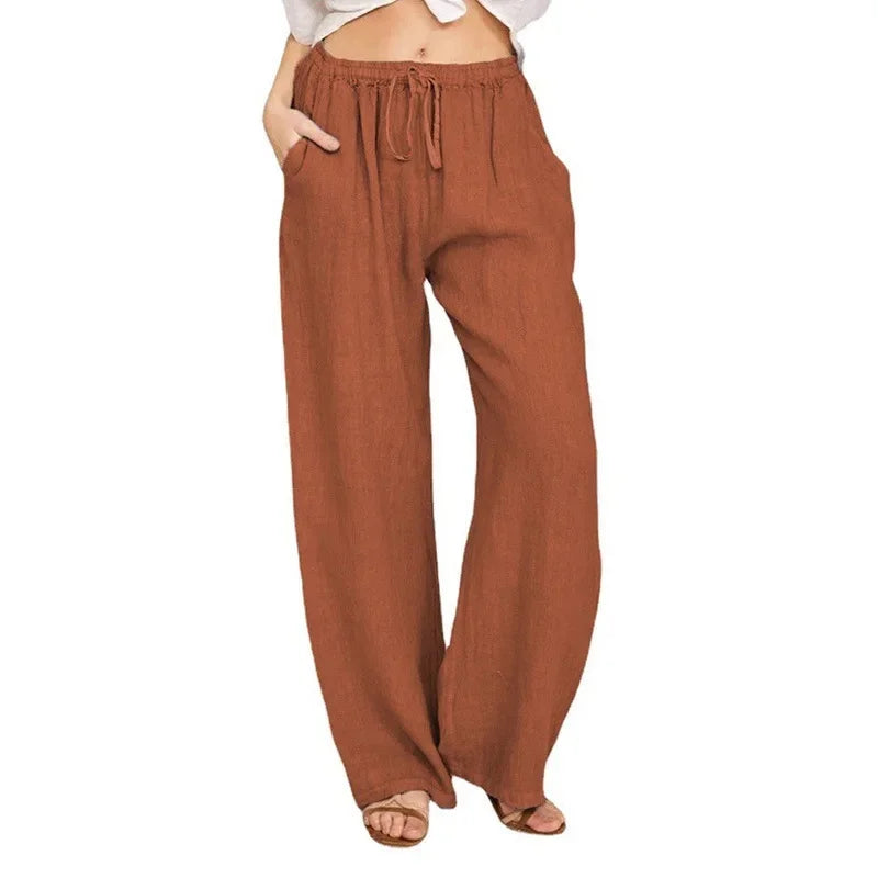 NAOMI HOSE – WEITE PREMIUM-PANTS MIT GERADER SILHOUETTE