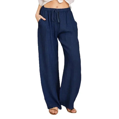 NAOMI HOSE – WEITE PREMIUM-PANTS MIT GERADER SILHOUETTE