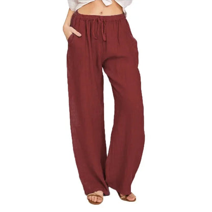 NAOMI HOSE – WEITE PREMIUM-PANTS MIT GERADER SILHOUETTE