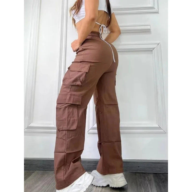 ZADORA CARGOHOSEN MIT TASCHEN UND WEITEM BEIN