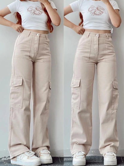 VERONA CARGOHOSE MIT WEITEM BEIN UND UTILITY-TASCHEN