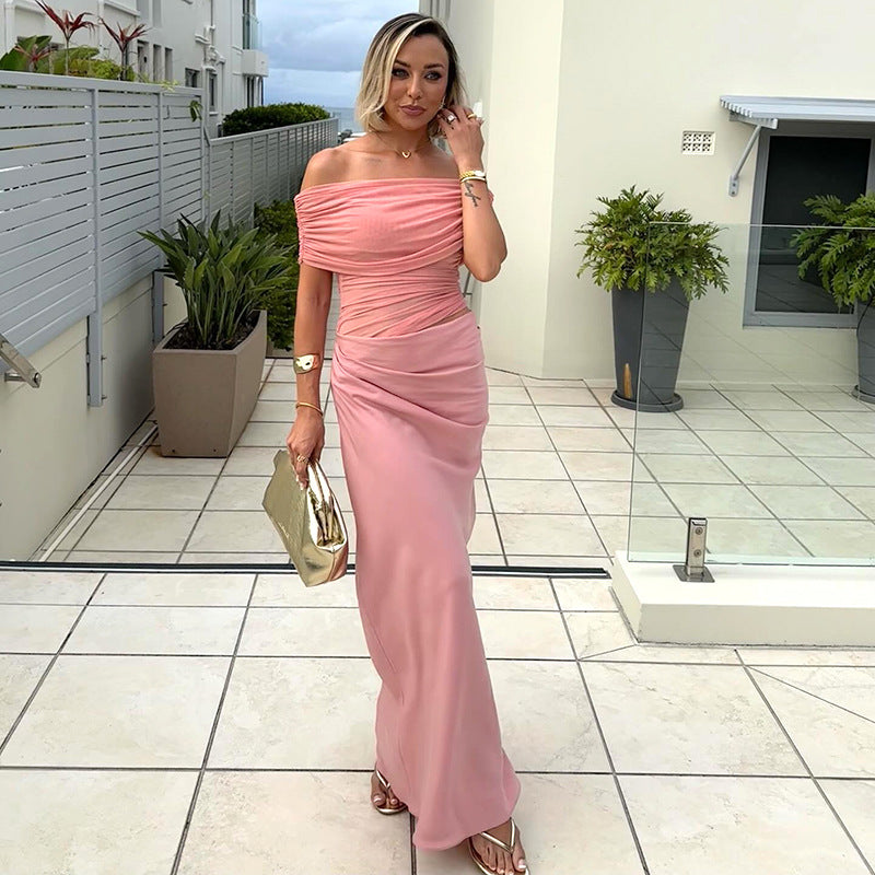 ALICIA – ELEGANTES MAXIKLEID MIT ASYM­METRISCHEM SCHNITT
