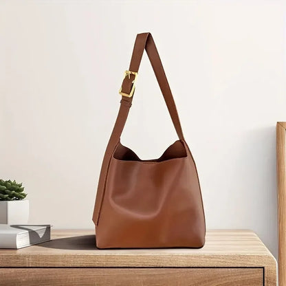 ELEGANTE WIDE-STRAP SCHULTERTASCHE