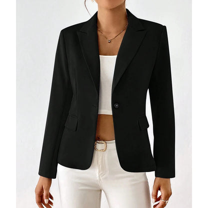 DAMEN BLAZER MIT REVERS SLIM FIT