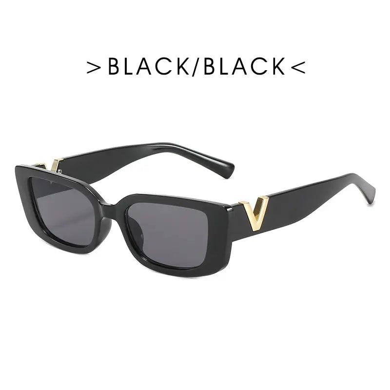 Variant image for Retro Rectangular Sunglasses 2023 New WOMEN'S Brand Designer Retro Small Frame Sunglasses Oculos De Sol-3