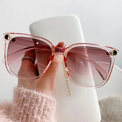 SOLÉA SONNENBRILLE – DAMEN-SONNENBRILLE ÜBERGROß IN SCHWARZ MIT GRADIENT-GLÄSERN, AUS KUNSTSTOFF