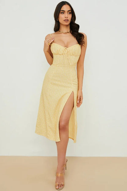 Variant image for Damen Bodycon Kleid Blumenmuster Größe M Polyester-1