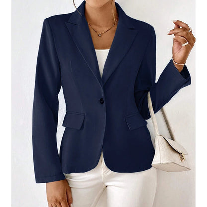 DAMEN BLAZER MIT REVERS SLIM FIT