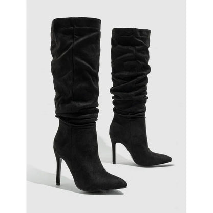 Variant image for Damen Stiefel Schwarz Größe 40 Kunstleder Kniehoch Elegant-2