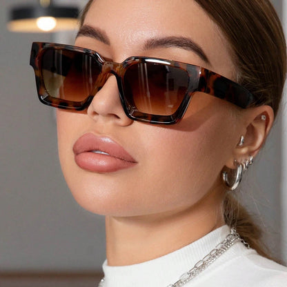 Fahion Vintage Small Square Sunglasses Men Women Retro Brand Designer Green Sun Glasses Unisex Ins Popular Shades Eyewear UV400-2