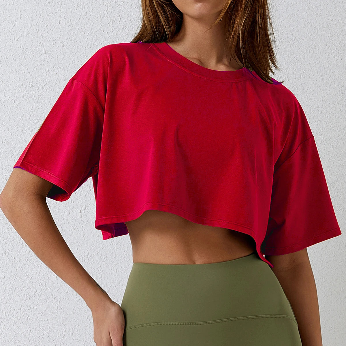 NOVA | OVERSIZED CROP T-SHIRT AUS BAUMWOLLE