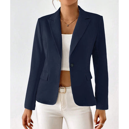 DAMEN BLAZER MIT REVERS SLIM FIT