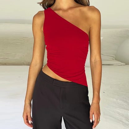 MILANI | ONE-SHOULDER CROP TOP MIT RÜCKENDETAIL