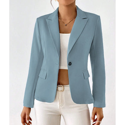 DAMEN BLAZER MIT REVERS SLIM FIT