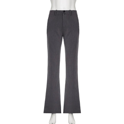 LUCIA FLARED-HOSE MIT FIGURBETONTEM SCHNITT