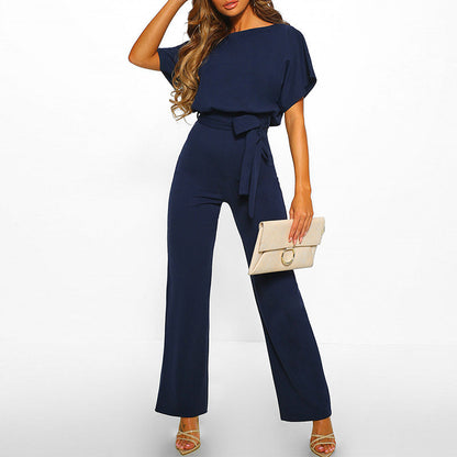 Variant image for Damen Jumpsuit Schwarz Größe M Polyester - Eleganter Einteiler für Sommer und besondere Anlässe-16