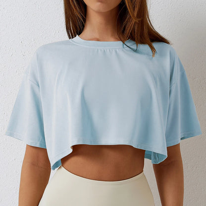 NOVA | OVERSIZED CROP T-SHIRT AUS BAUMWOLLE