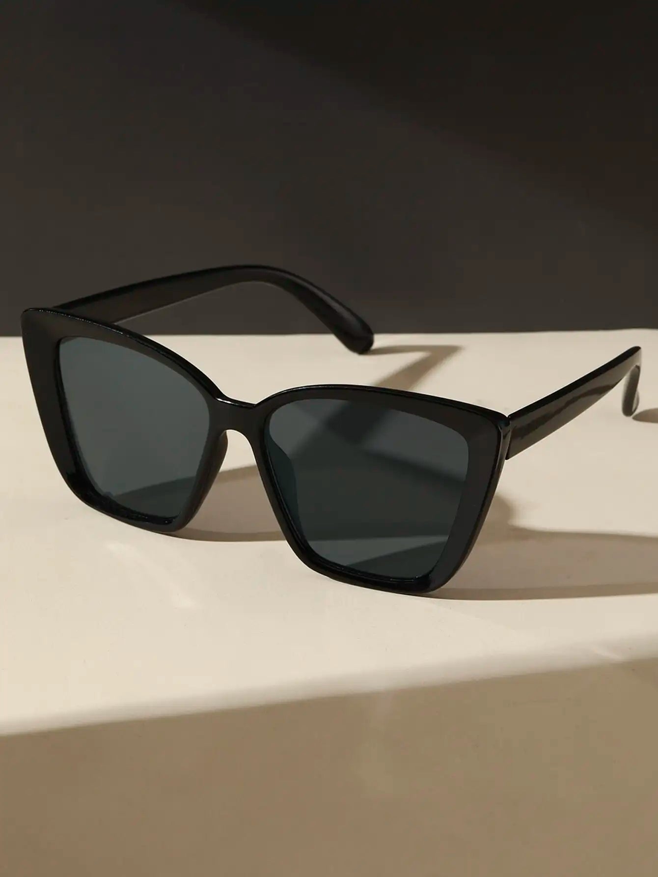1/2PCS Fashion Y2K Cat Eye Plastic Frame Women Sunglasses For Men Daily Life Shades Eyewear Accessories.-1