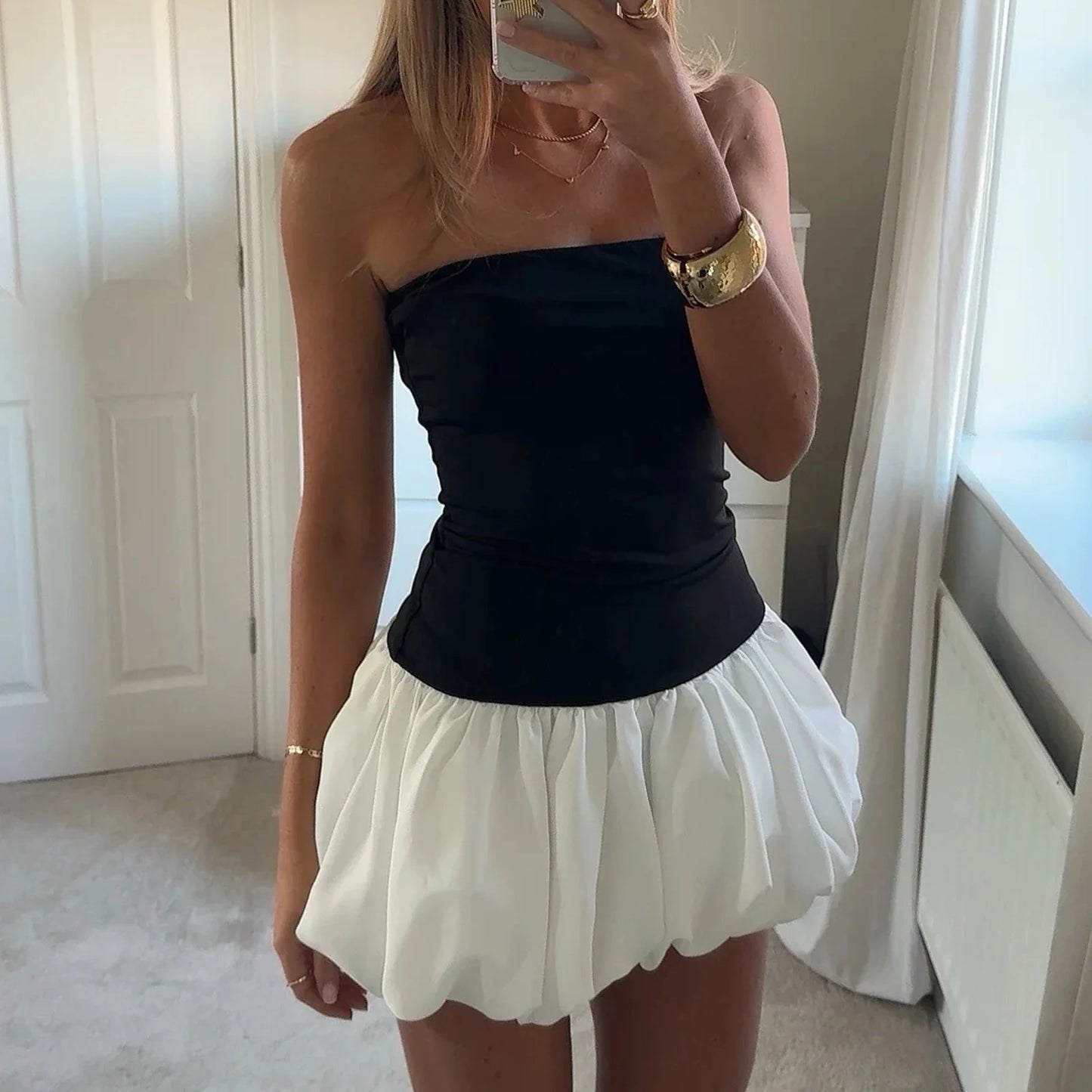 ALEYNA | RÜSCHEN MINIKLEID