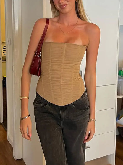 LANA – ELEGANTE SOMMER-WESTE MIT KORSETT-SCHNITT