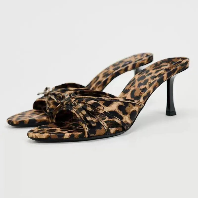 Variant image for Damen High Heels Schwarz Größe 38 Leder Slingback mit Offener Zehenöffnung-1