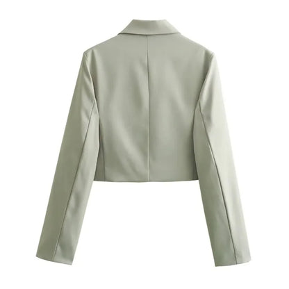 ALVINA – ZWEITEILIGES DAMEN-SET AUS KURZER JACKE UND MAßGESCHNEIDERTER HOSE