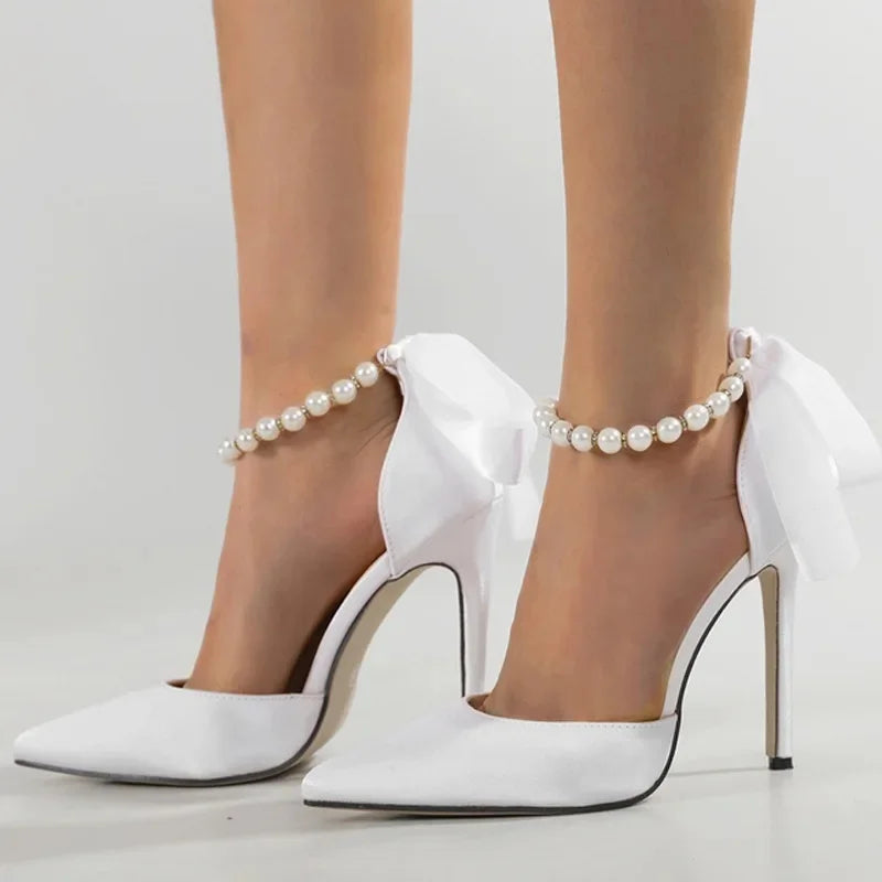 Variant image for Damen Sandalen Beige Größe 38 Synthetik Hochwertige High Heels mit Spitzem Zehendesign-5