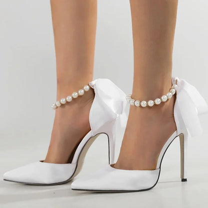 Variant image for Damen Sandalen Beige Größe 38 Synthetik Hochwertige High Heels mit Spitzem Zehendesign-5