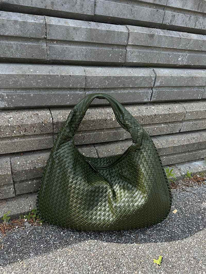 Variant image for Damen Handtasche Schwarz Größe XL Kunstleder Geflochten-4