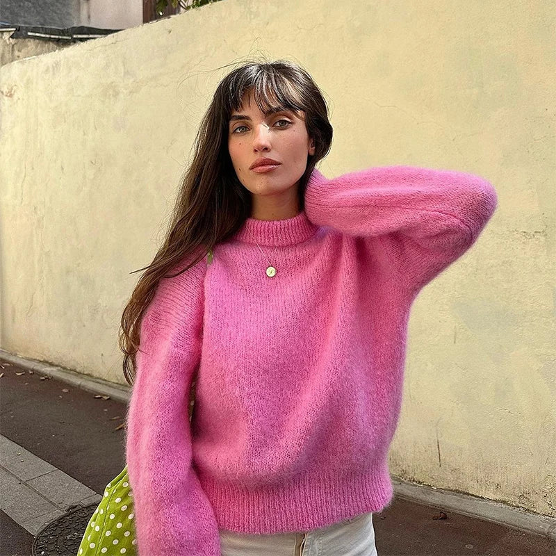 ELENORA PULLOVER – OFF-SHOULDER DESIGN WEISS