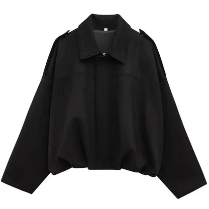 AYLIN BOMBERJACKE AUS WILDLEDEROPTIK