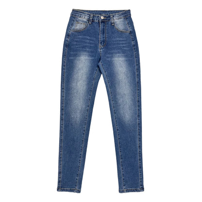 VIANELLA PUSH-UP HIGH WAIST JEANS IN BLAU FÜR DAMEN