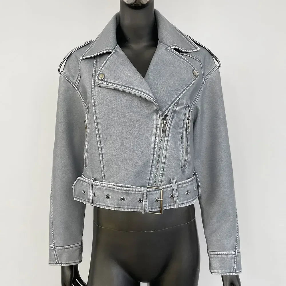 AMARIS BOMBERJACKE – URBAN BIKER STYLE IN KHAKI & GRAU