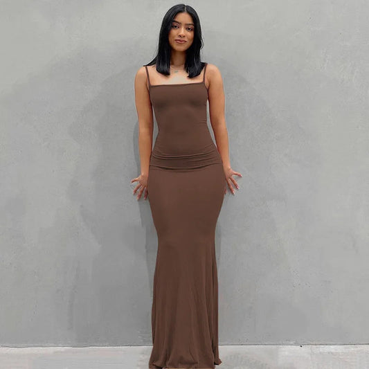 Vivara™ – Sexy Maxikleid mit Spaghettiträgern 0