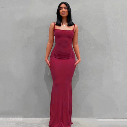 Vivara™ – Sexy Maxikleid mit Spaghettiträgern 10