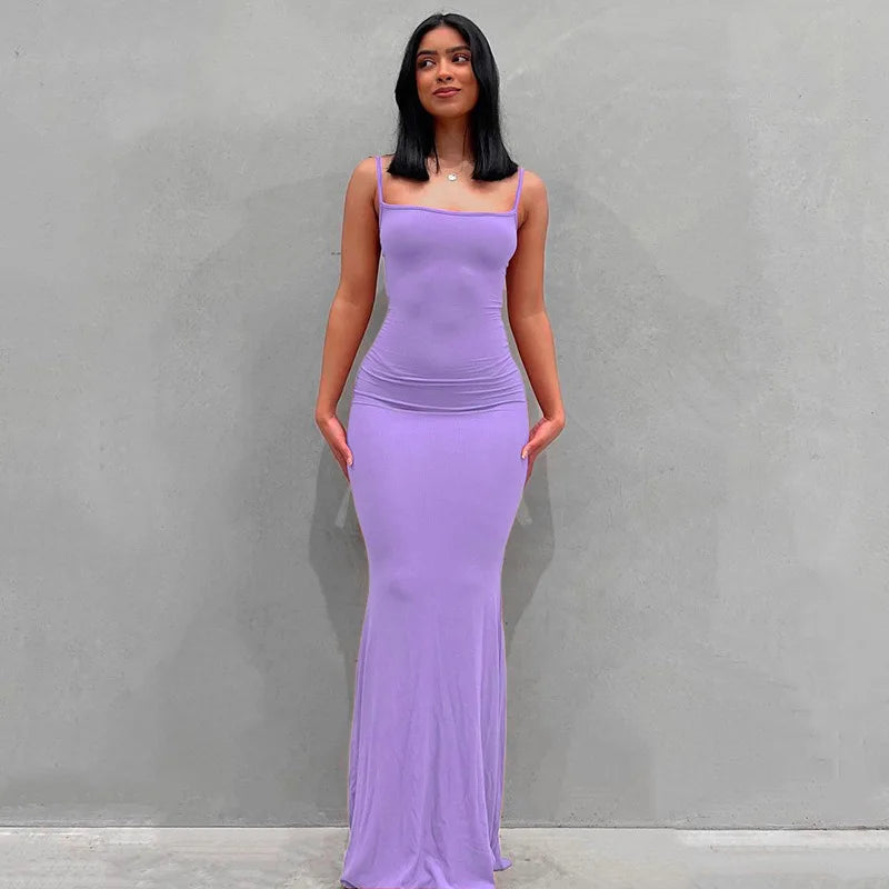 Vivara™ – Sexy Maxikleid mit Spaghettiträgern 6