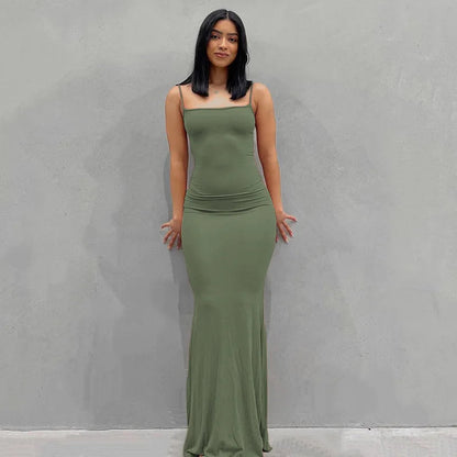 Vivara™ – Sexy Maxikleid mit Spaghettiträgern 7