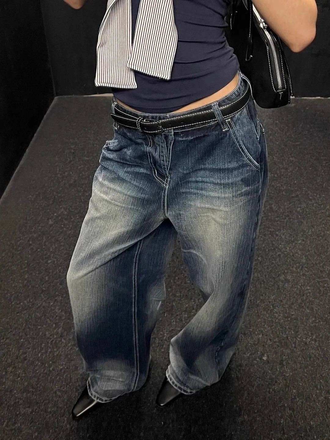 BROOKLYN BAGGY-JEANS WEIT GESCHNITTEN IM VINTAGE-LOOK