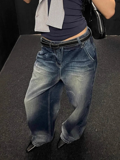 BROOKLYN BAGGY-JEANS WEIT GESCHNITTEN IM VINTAGE-LOOK