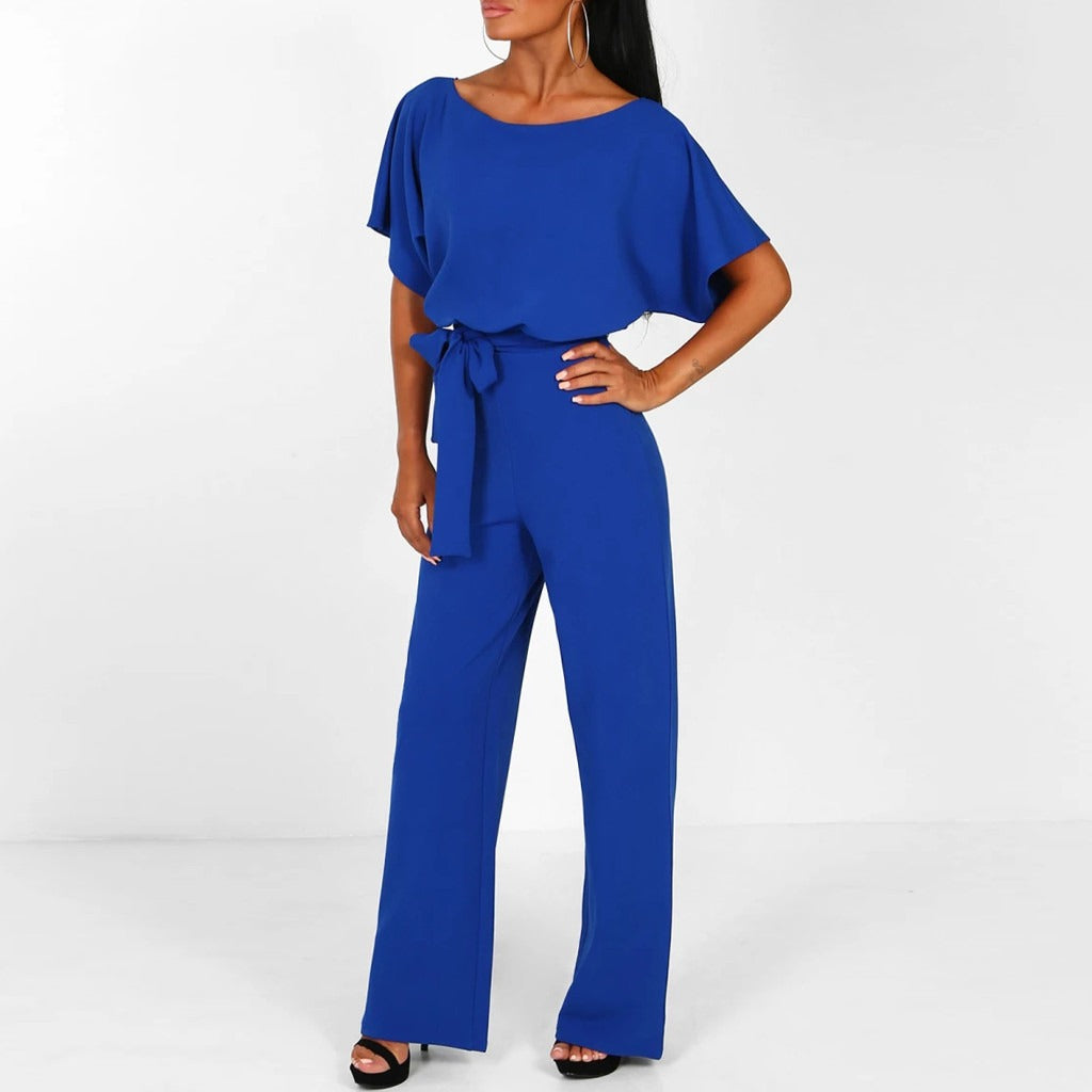 Variant image for Damen Jumpsuit Schwarz Größe M Polyester - Eleganter Einteiler für Sommer und besondere Anlässe-12
