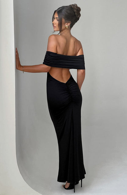 CELINE – OFF-SHOULDER ABENDKLEID