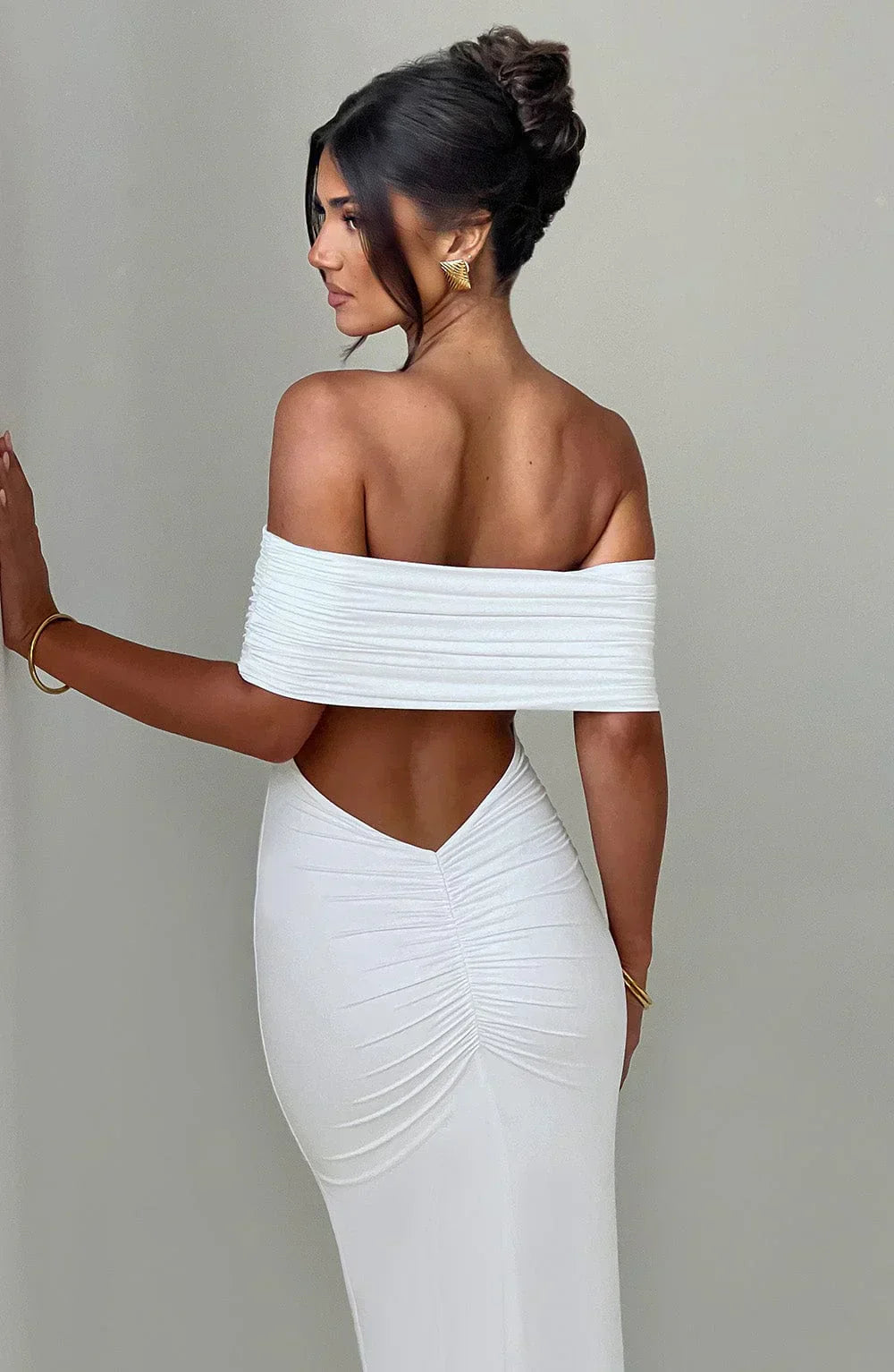 CELINE – OFF-SHOULDER ABENDKLEID