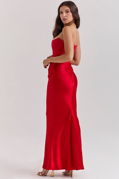 ANIKA I SCHULTERFREIES KLEID