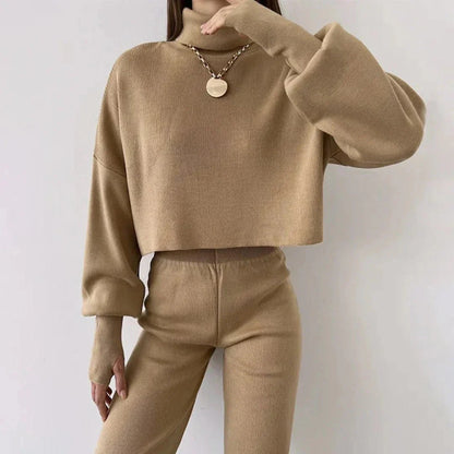 MALIA ZWEITEILER MIT SWEATER UND WEITER HOSE – WINTERSET IN VIELEN FARBEN