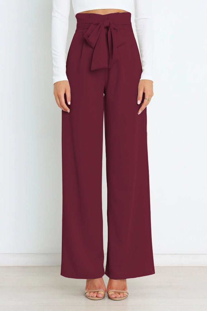 Variant image for Damen Weite Hose Beige Größe M Baumwolle-25