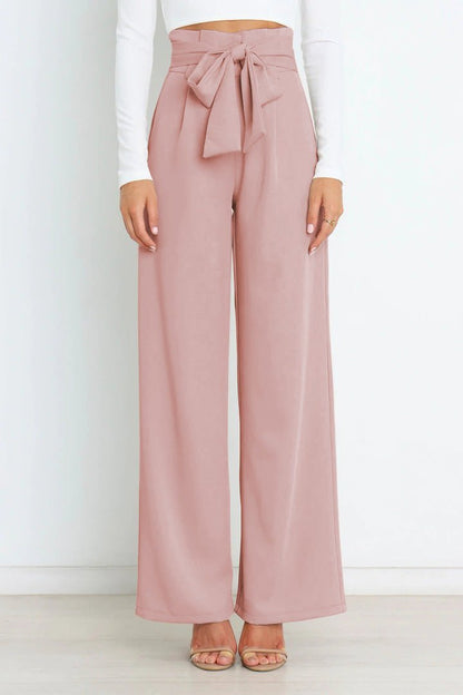 VALERIA – PAPERBAG DAMENHOSE MIT HOHER TAILLE IN VIELEN FARBEN